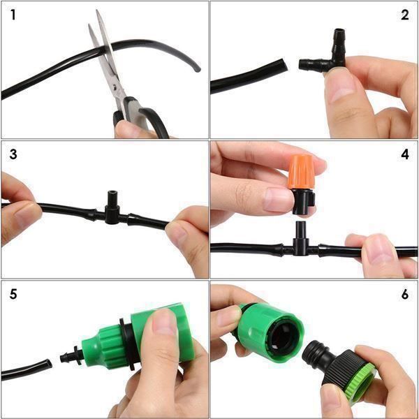 Tubi & Tubi flessibili: Garten Micro Tropfbewässerungsset – Nuovo (secondo la descrizione) da Thun venduto da coverall 2