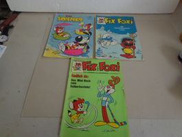 3 alte Fix und Foxi Hefte 70er Jahre