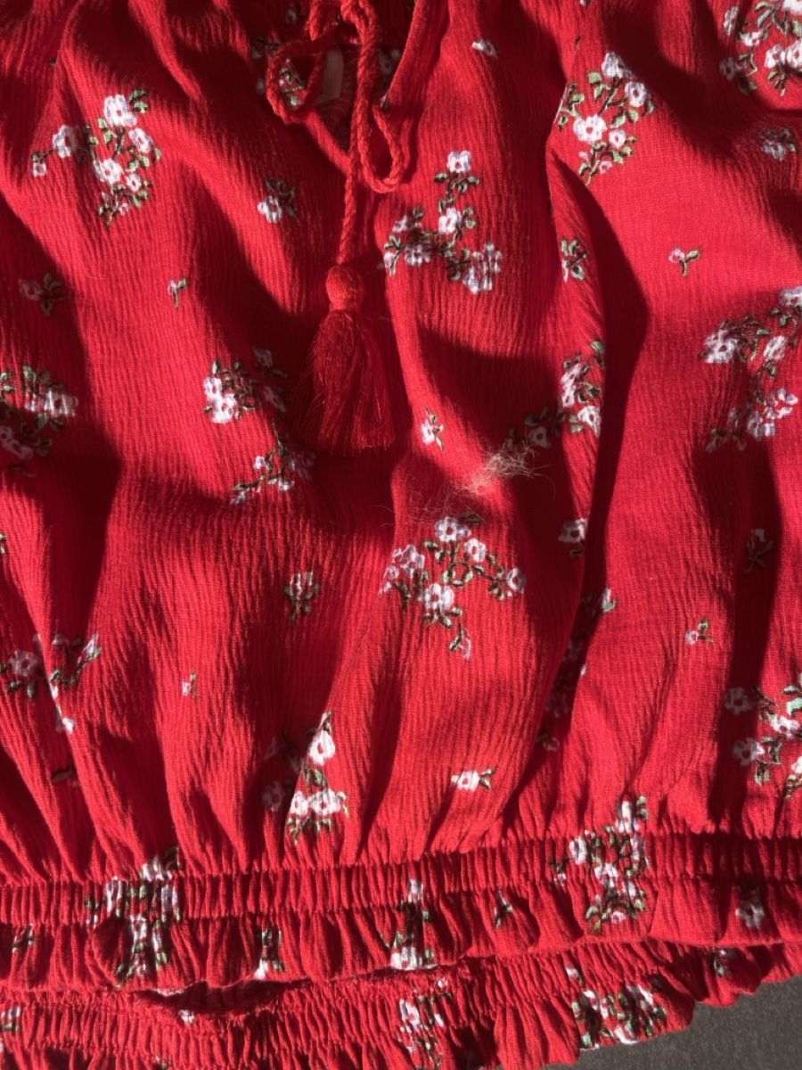 H&M Top: Rotes Sommer-Top H&M Divided, Grösse S – Usato da Fulenbach venduto da F8 1