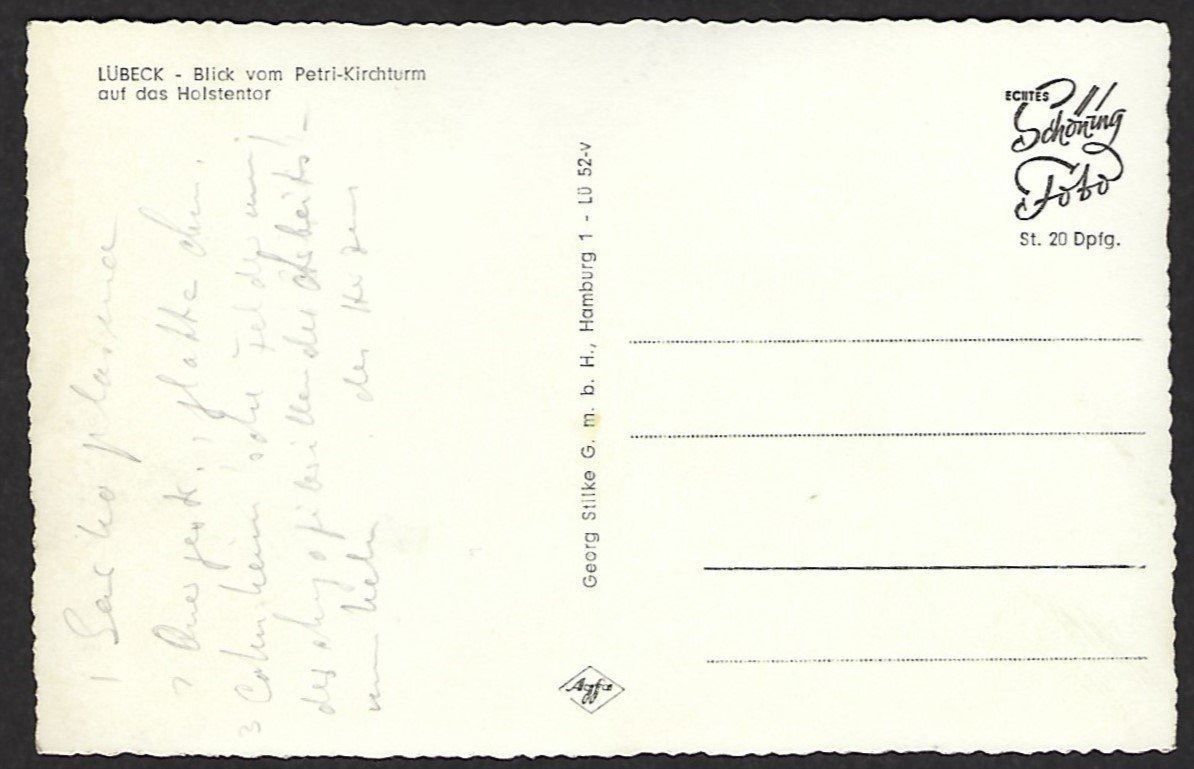 Cartoline postali: Lübeck – Usato da Luzern venduto da Einh0rn 1