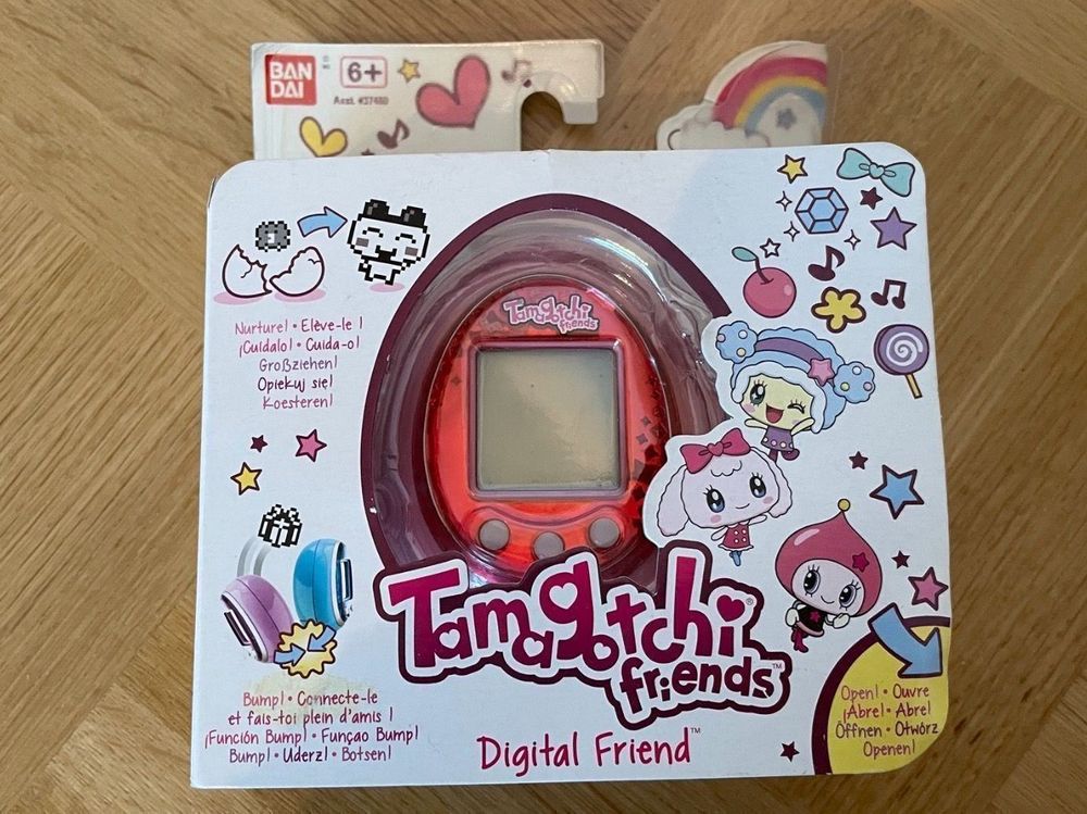 Tamagotchi Friends Bandai Vintage Blanc - 2014 B13 - Rose/Violet - Jeu Portatif