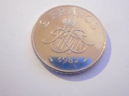 1982   2 Francs  Monaco