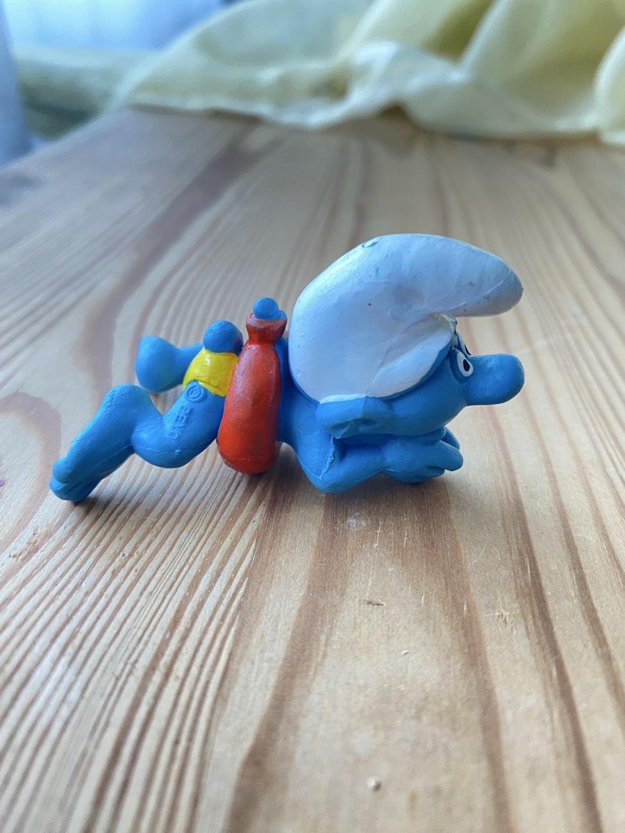 Schleich Statuette: Schlumpf Schwimmer – Usato da Fehraltorf venduto da Marian4 1