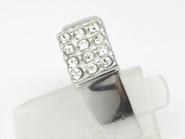 Anelli: Ring Silber 925 weisse Schmucksteine Gr. 58 – Usato da Ermatingen venduto da Decovin 2