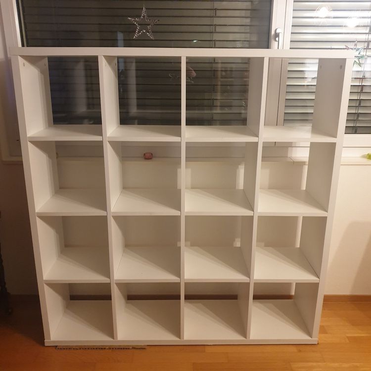 Regal Kallax IKEA weiss matt, 4x4, gebraucht Kaufen auf Ricardo