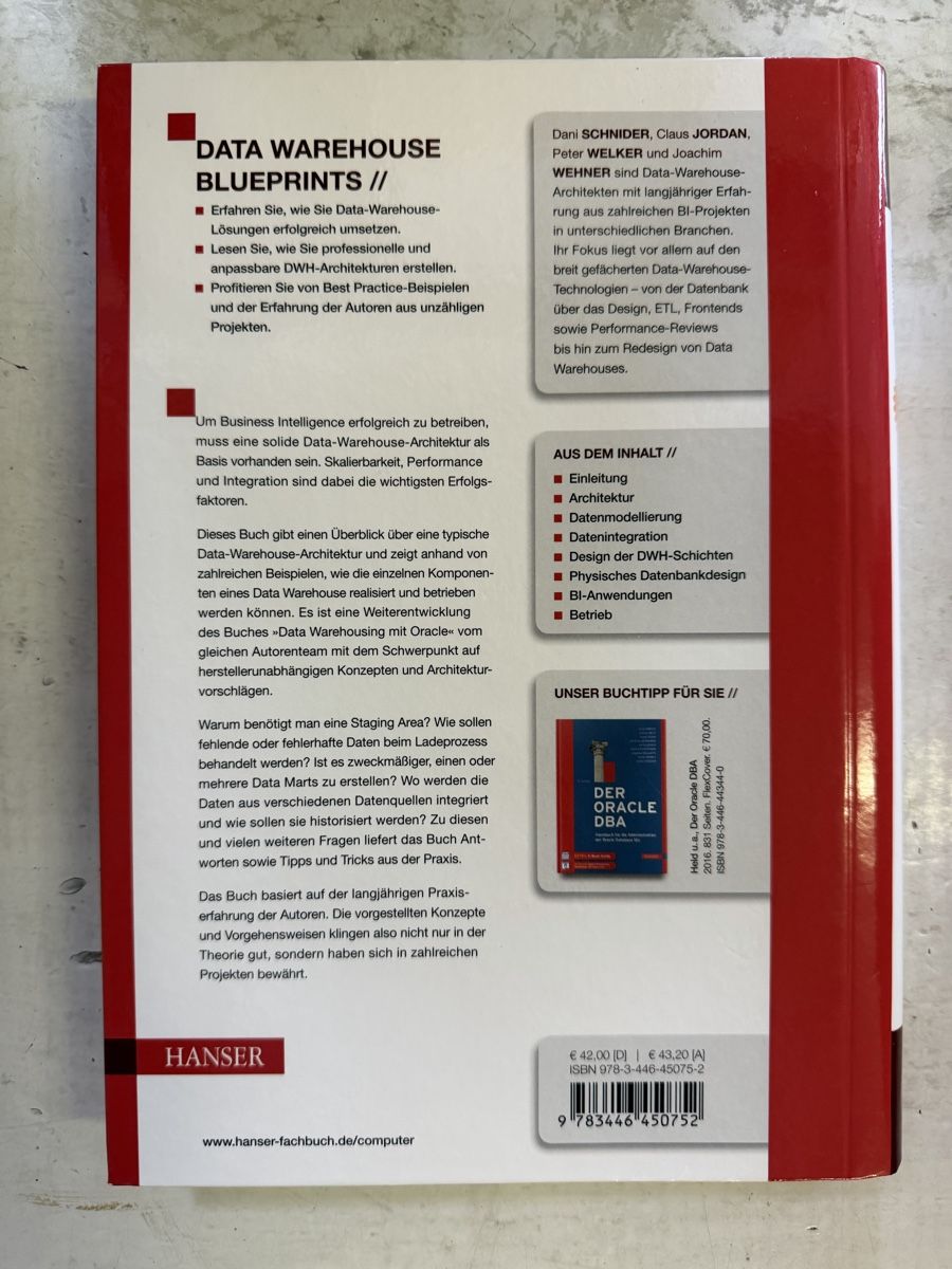 Libri: Data Warehouse Blueprints – Usato da Dietikon venduto da Buchantiqdietikon 3