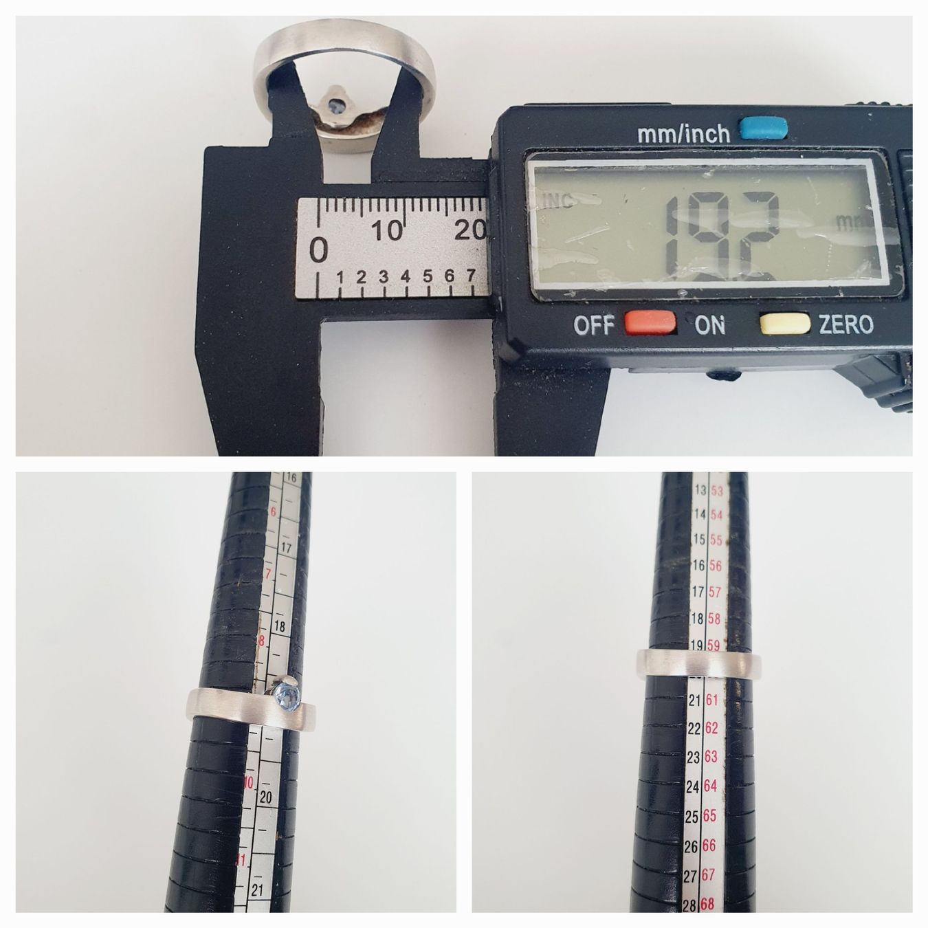 Anelli: Silberring 925 mit blauen Stein Gr 19.2 mm  – Usato da Kreuzlingen venduto da Wunderkiste123 9
