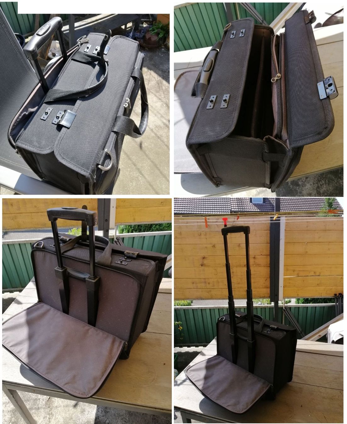 Valigie & Borse: Robuster Samsonite Business-Trolley / Pilotenkoffer schwarz – Usato da Schaffhausen venduto da Golom01 1