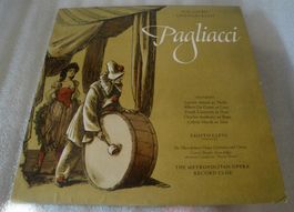 Ruggiero Leoncavallo Pagliacci Cleva LP