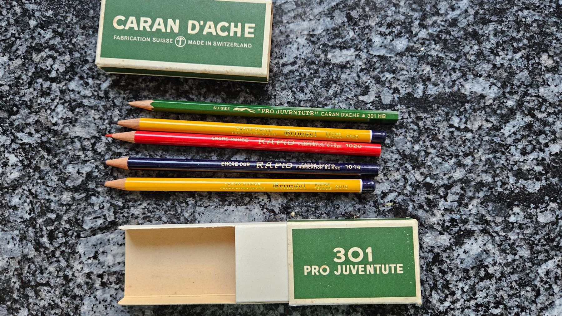 Caran D'Ache Penna & Evidenziatori: Caran d'Ache 301 Pro Juventute Buntstifte Vintage – Nuovo (secondo la descrizione) da Untervaz venduto da FullFlap777 2