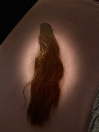 Haarteil  Braun Clip in Ponytail Neu