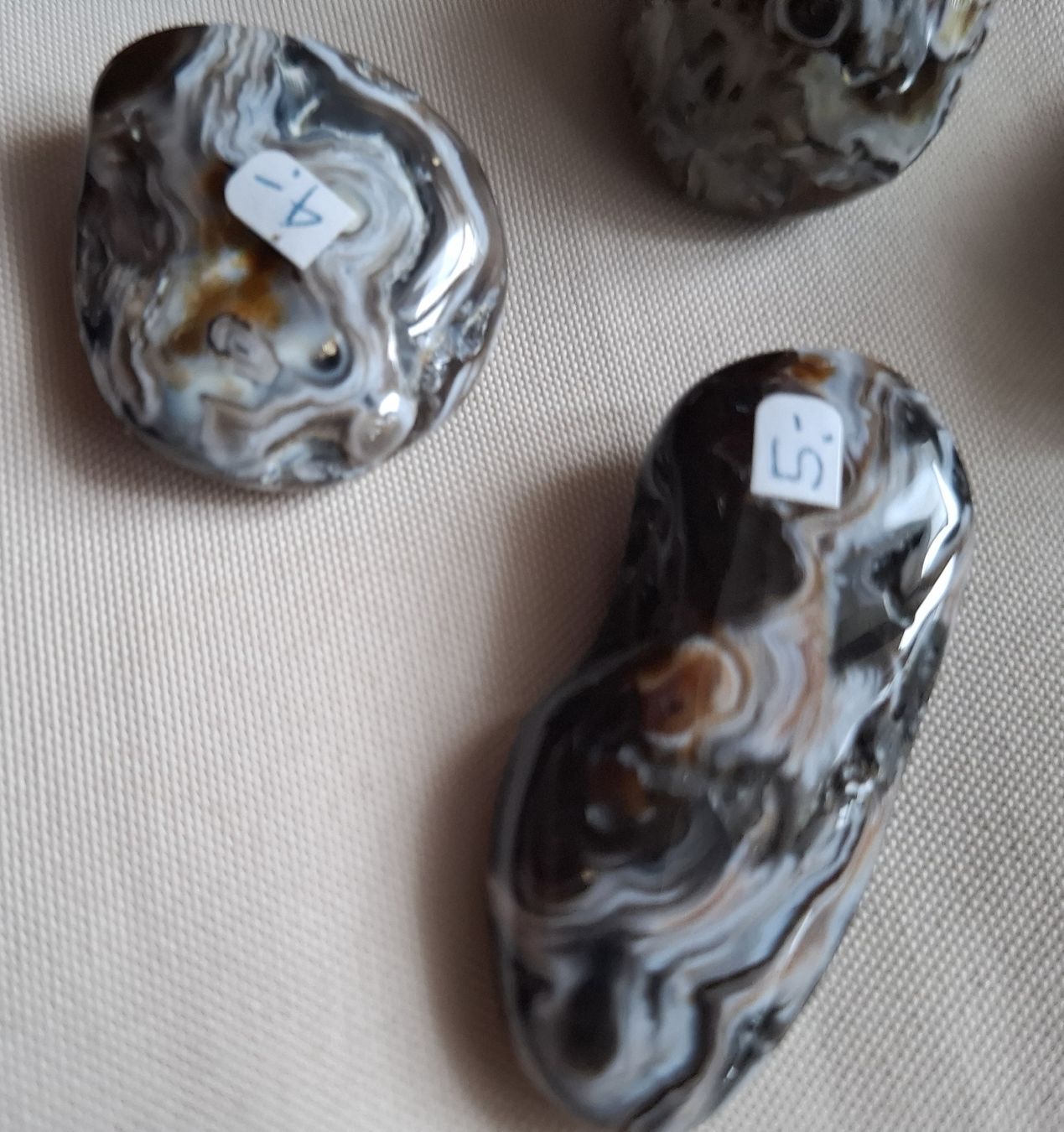 Minerali & Pietre curative: 1 Set polierte Nussgeoden – Usato da Dietikon venduto da Hirschkopf 6