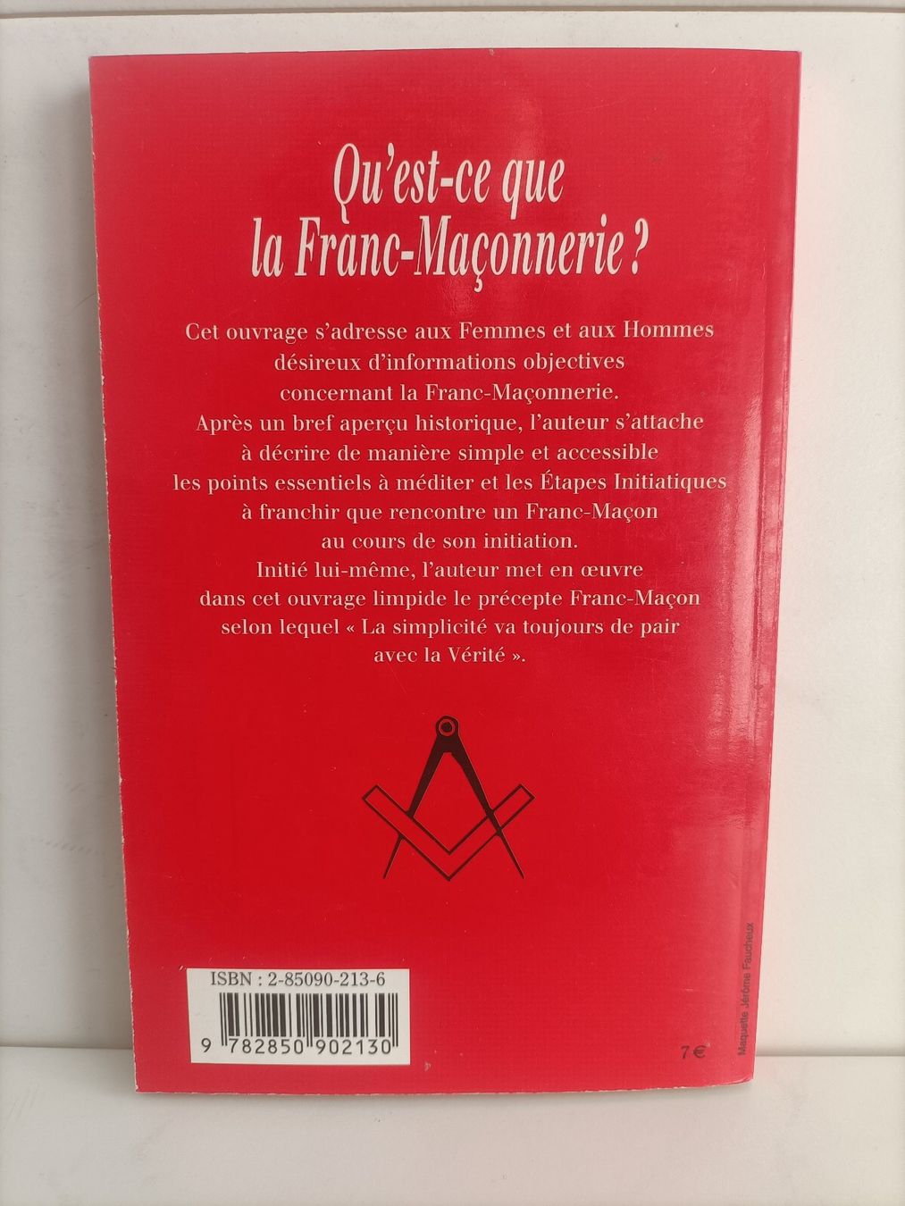 Libri: Qu'est-ce-que la Franc-Maçonnerie ? Comment devient-on Franc – Usato da crans montana venduto da AB3963 1