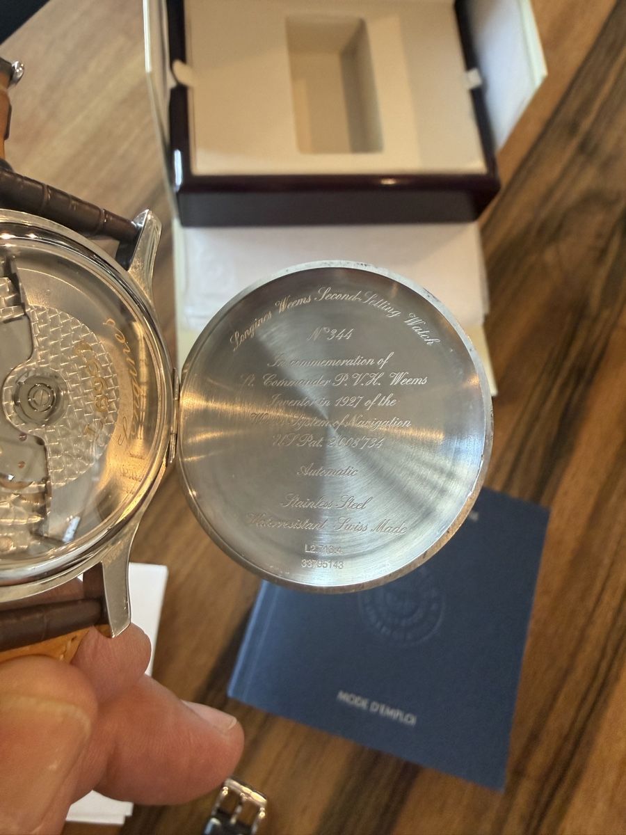 Longines Orologi: Longines Weems Second setting Watch – Usato da Pieterlen venduto da Haesu 5