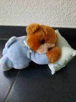 Plüschtier Teddybär auf Kissen ca. 22 cm
