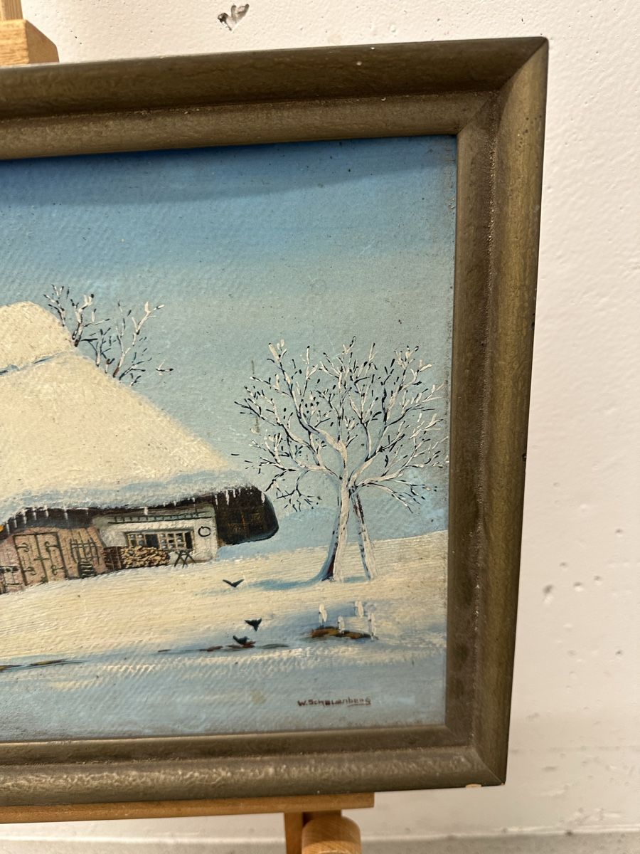 Dipinti: Walter Schauenberg Gemälde Winter – Usato da Ebikon venduto da Gaenggeliwaar 4