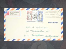 CL25 Enveloppe + Timbre USA 1989