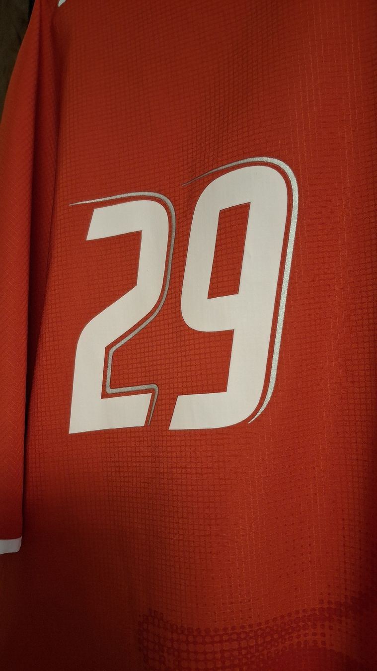 Puma Leibchen & Hosen: Switzerland match worn Liechtsteiner 2006 2007 player issue – Gebraucht aus Yverdon-les-Bains von floriancharpillozart 2