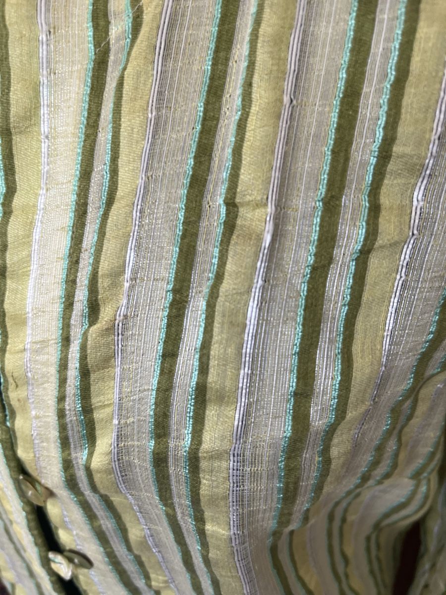 Camicette: Blusa verde a righe  – Usato da Locarno venduto da cichita 2
