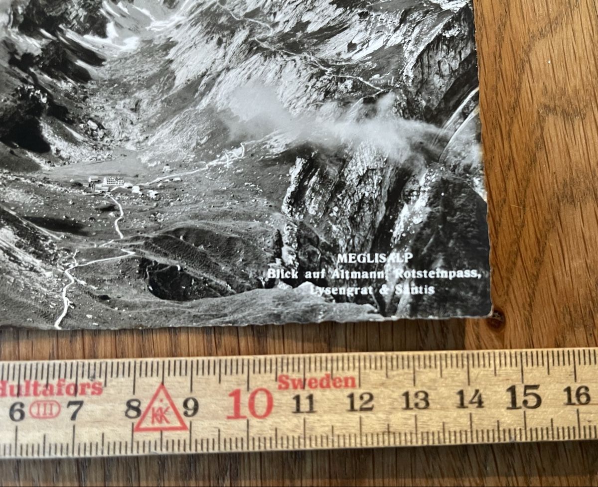 Cartoline postali: Antike Ansichtskarte Appenzeller Säntis – Usato da Waldstatt venduto da Cremschnitte 1