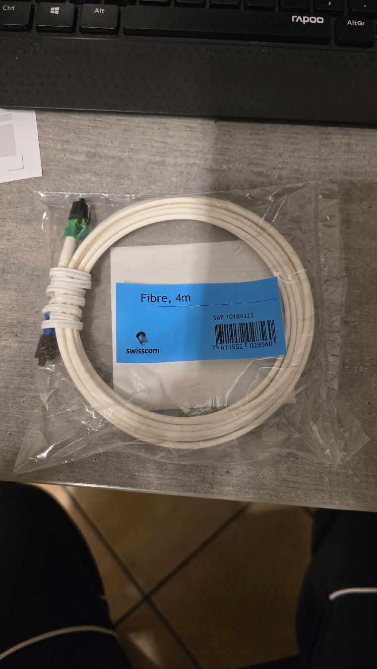 Swisscom Cavi: Fibra ottica 1Gb/s 4m – Nuovo e nell'imballaggio originale da Breganzona venduto da Crm.sagl