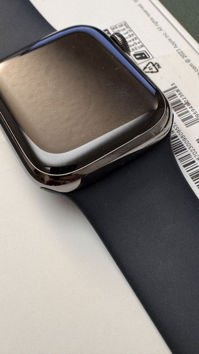 Apple Smartwatch: Apple Watch Edelstahl Series 9 41mm Graphite  – D'occasion à Wolfwil par HerrZg 4
