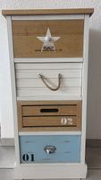 Kommode mit 4 Schubladen im Shabby Chic Stil