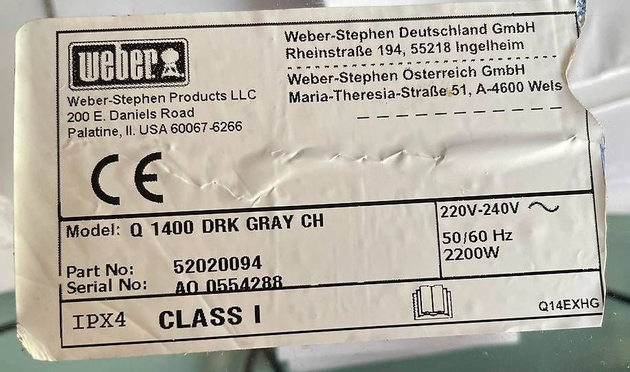 Weber Grils: Weber-Elektrogrill-Heizelement – D'occasion à Winterthur par nik_2gxw 1