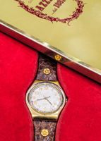 Swatch Azzali Sammleruhr mit Goldeinsätzen Ref.GJ112