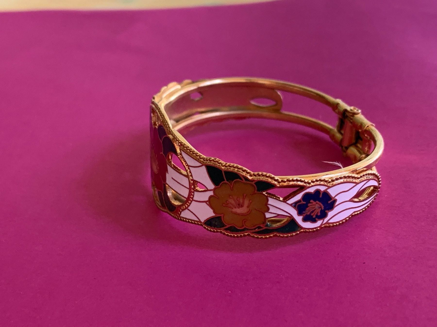 Bracciali & Braccialetti: Armreif blume asiatisch – Nuovo (secondo la descrizione) da Dittingen venduto da Bellevista 7