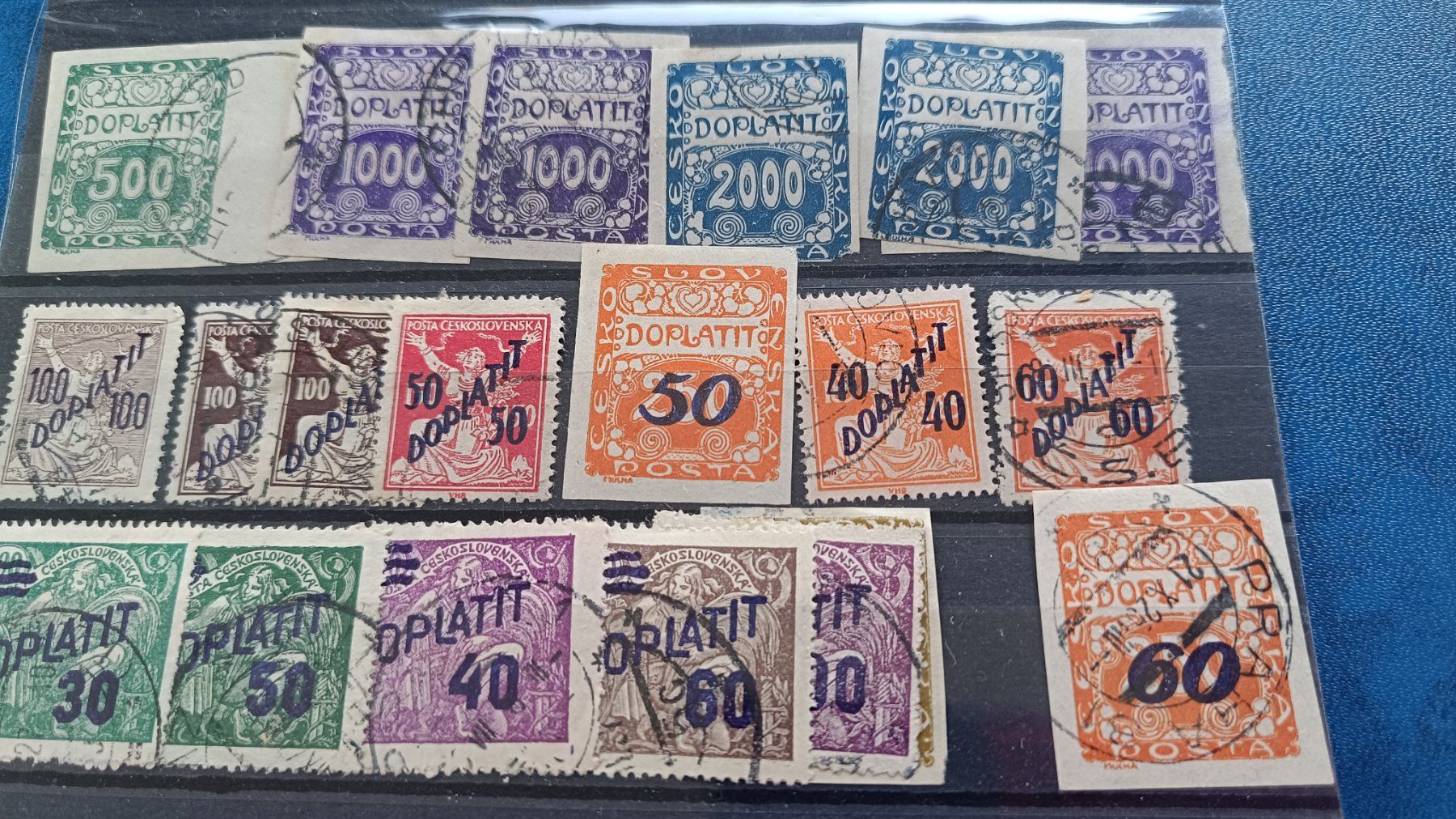 Alle Briefmarken: Briefmarken Tschechoslowakei – Gebraucht aus Fischingen von Mkr81