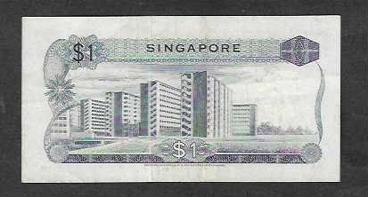 Banknoten: Singapore  1  Dollar  Gebraucht  SCHöN – Gebraucht aus Gordola von coinsandnotes 1