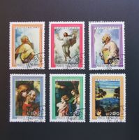 Vatikan Briefmarken Gemälde von Raffael, 1976, Ersttag