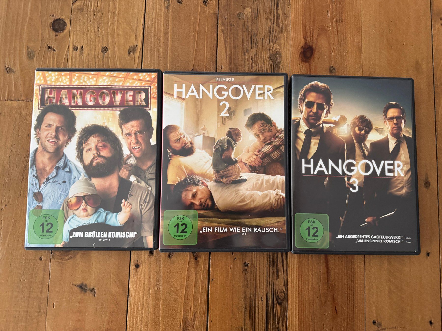 Alle DVDs: DVD: Hangover 1-3 – Gebraucht aus Belp von Smiley90