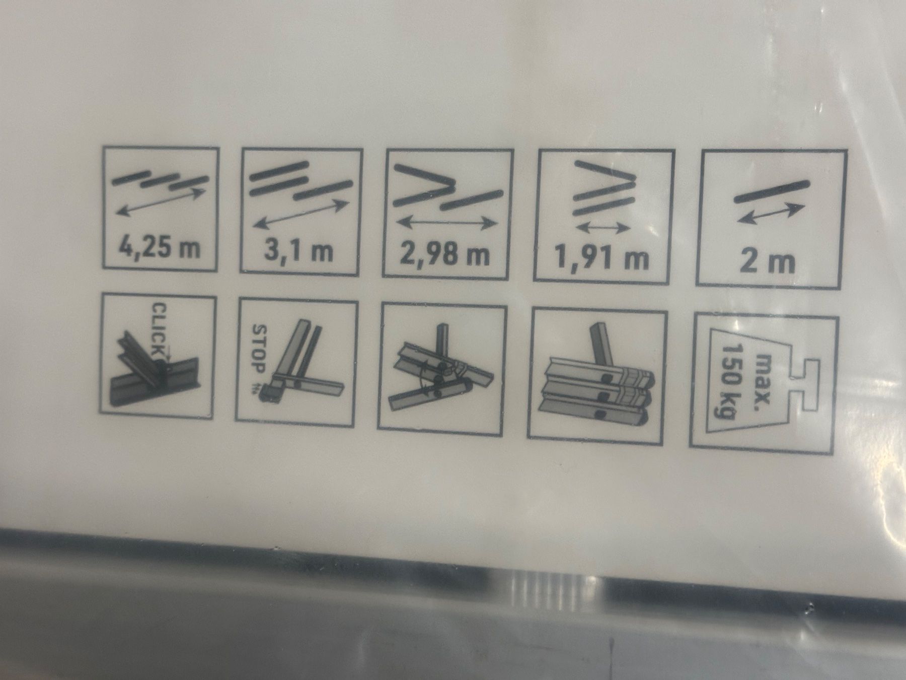 Scale: Alu-Mehrzweckleiter – Nuovo e nell'imballaggio originale da Wettingen venduto da bar7 3