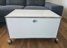 USM TV-Regal, weiss,1 Klappe, 750x500x430,
