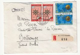 B0318 - Lettre propagande 1954 obl. 30.9.1954
