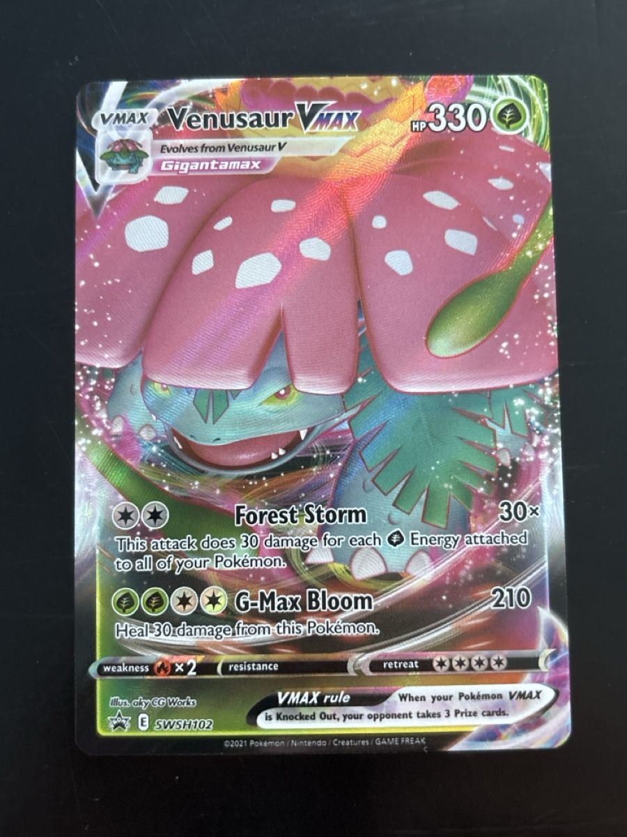 Pokémon Sammelbilder & Trading cards: Venusaur Vmax - SWSH 102 🇺🇸 – Gebraucht aus Delémont von mar_7ynr