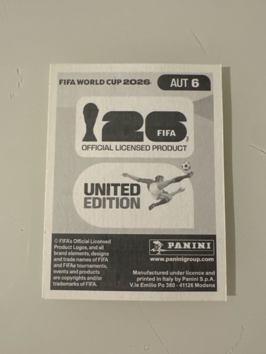 Panini Carte collezionabili: Panini 2026 Philipp Lienhart AUT6 – Nuovo (secondo la descrizione) da Bern venduto da akl_sy9s 1