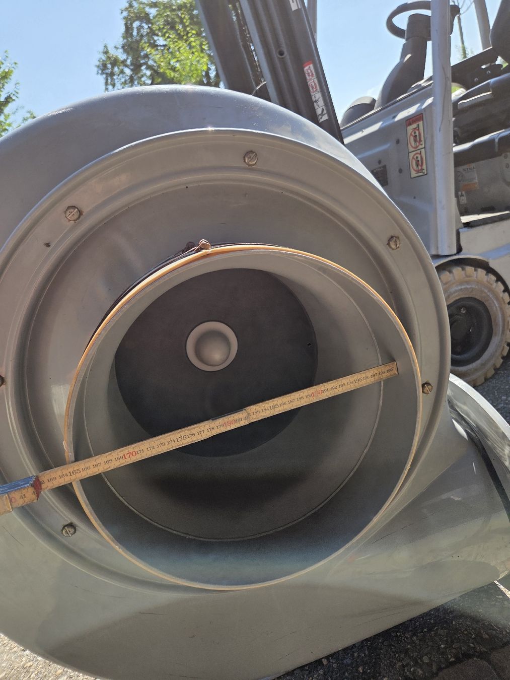 Ventilatori: Gebläse, Absaugung , Ventilator Colasit ERV 315 mit Motor  – Usato da Obersteckholz venduto da Holzofenbeck 3
