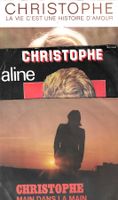 Christophe 3 SP's - Aline, Main dans la main & La vie c'est