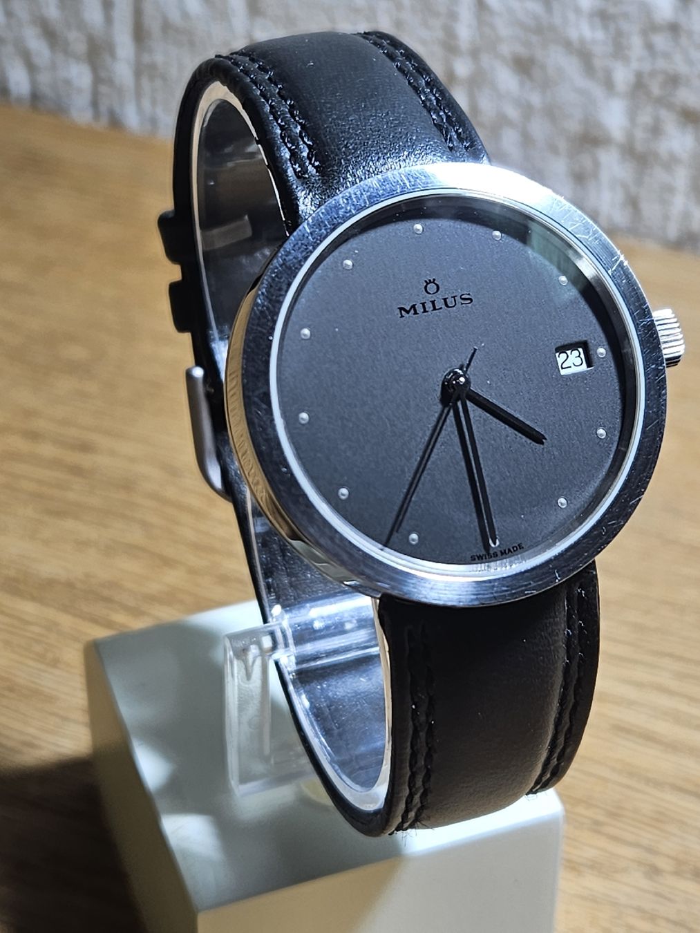 Milus Orologi: Milus Automatic Herrenuhr 35mm – Usato da Flamatt venduto da pie_f9zm 1