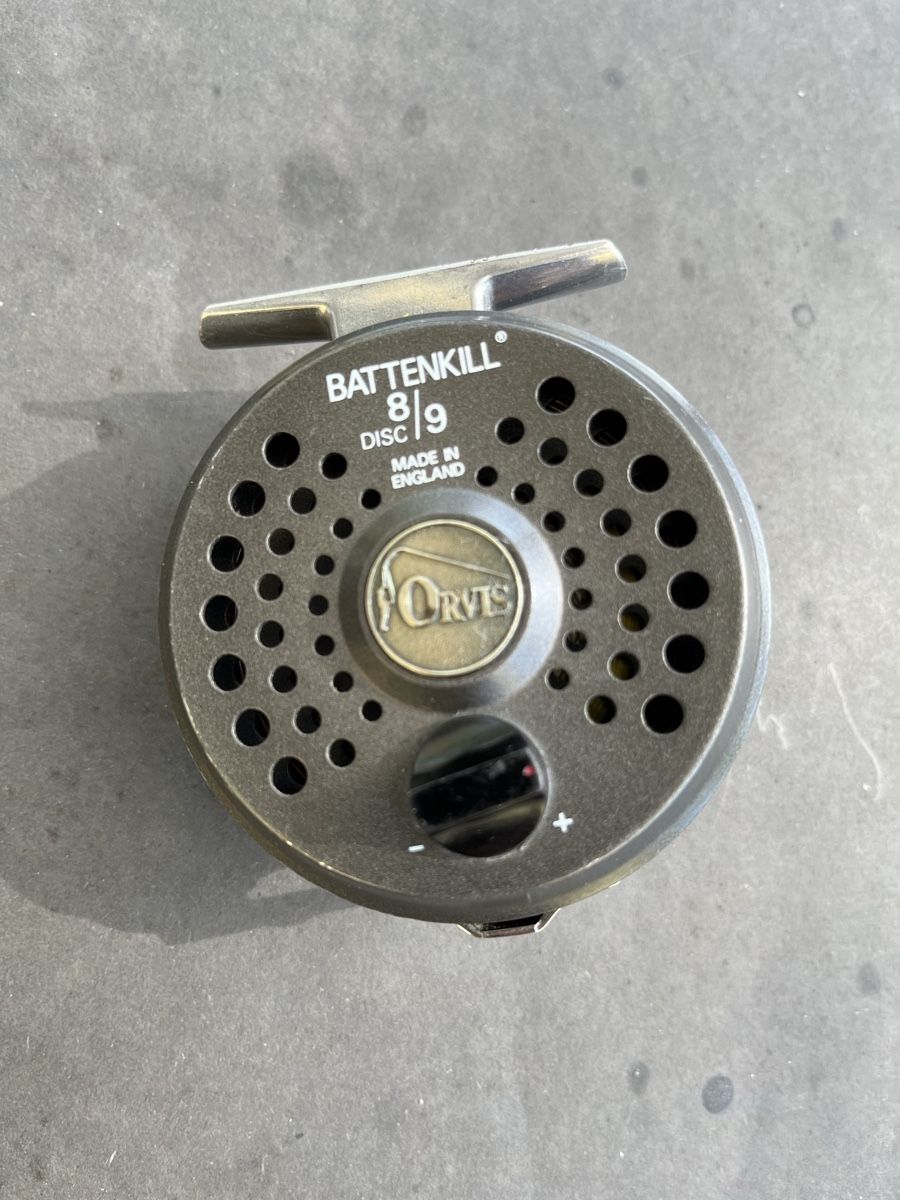 Orvis Rollen & Spulen: ORVIS Battenkill Disc 8/9 Fliegenrolle mit Tasche – Gebraucht aus Roggwil BE von jumper55 1