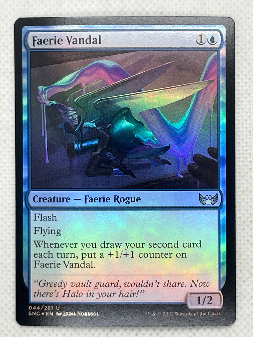 Magic The Gathering Carte collezionabili: Magic The Gathering Faerie Vandal Foil – Usato da Hinterkappelen venduto da Kim1992