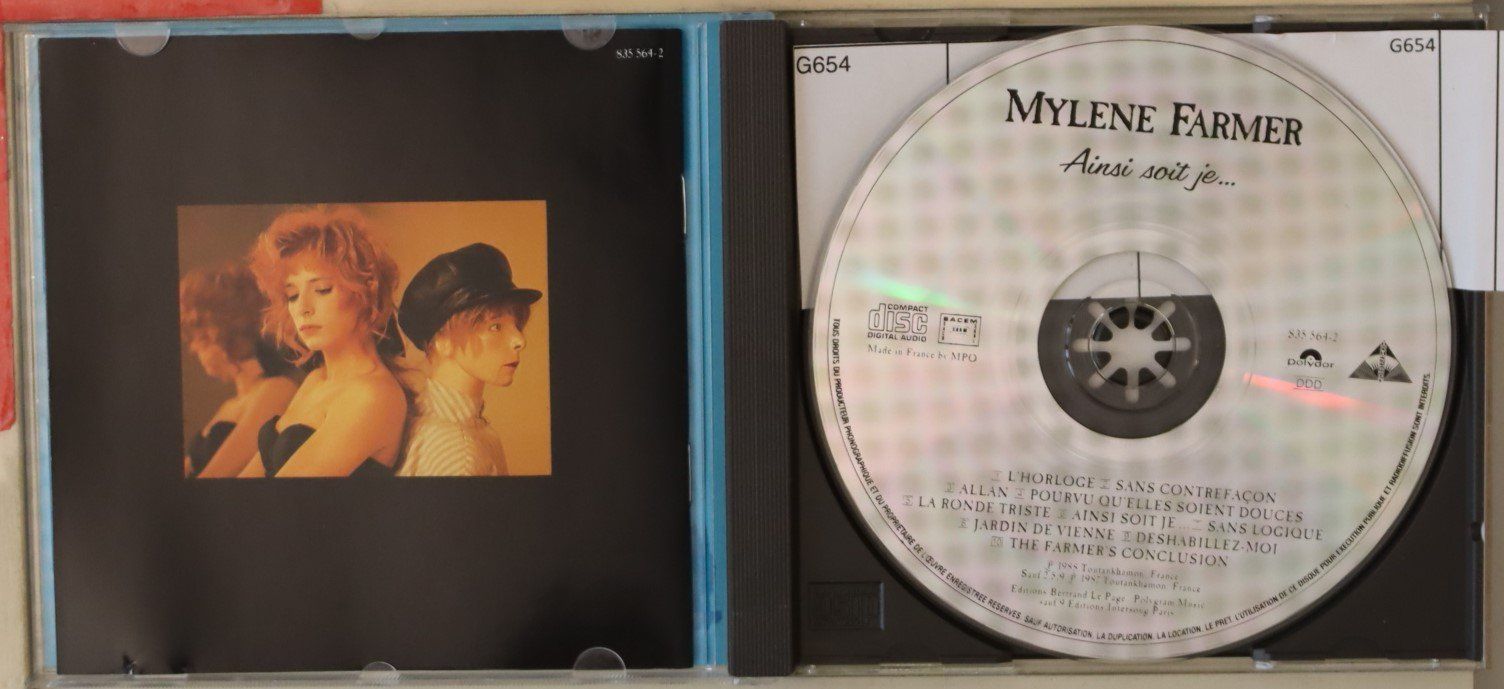 CDs: Mylene Farmer – Ainsi Soit Je... – D'occasion à Luzern par CONTENTI 1