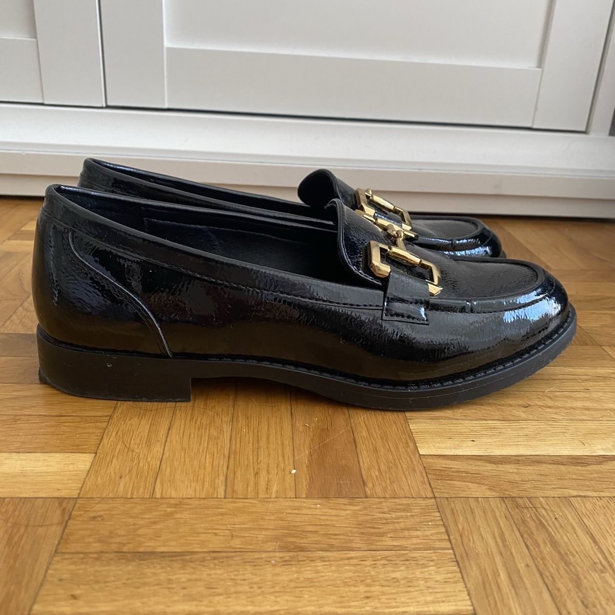 Damenschuhe: Catwalk Goldene Damen Loafers – Gebraucht aus Givisiez von dor_xb9k 3
