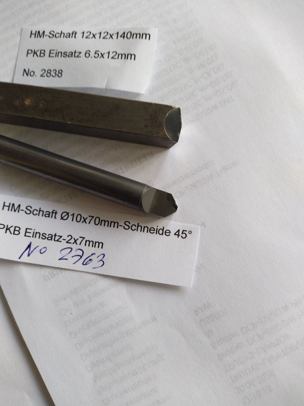 Tutti gli attrezzi: Räumung Werkstatt-CBN-Drehstähle – Difettoso da Biel/Bienne venduto da Itfurg01