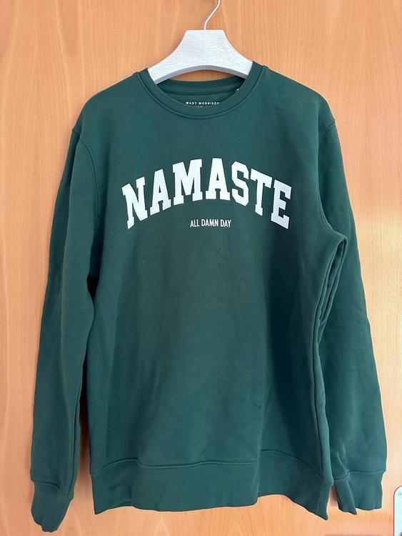 NAMASTE Hoodie black – MADY MORRISON