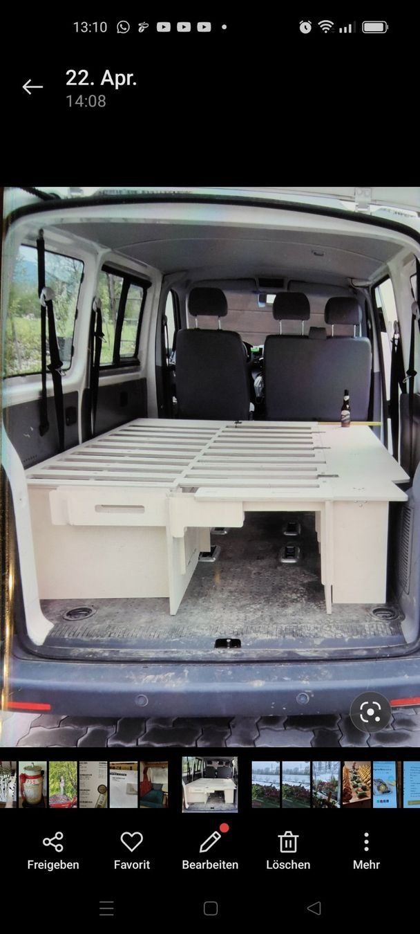 Letti: Camper Bett Holz VW T5/6 oder ähnliche – Usato da Glarus venduto da merzju