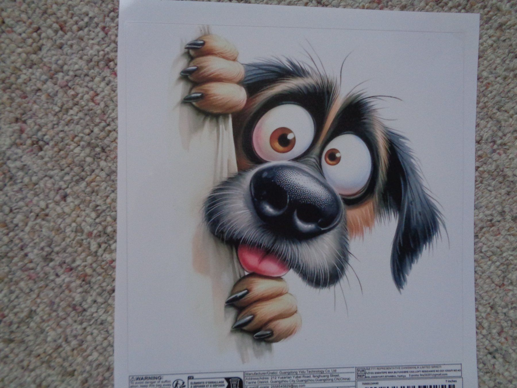 Sticker: Lustiger Sticker mit Hund – Nuovo e nell'imballaggio originale da Langenbruck venduto da Gumsi 2